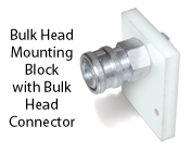 Bulk Head Mounting Block with Bulk Head Connector