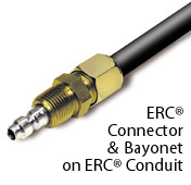 ERC Connector & ERC Bayonet on ERC Conduit