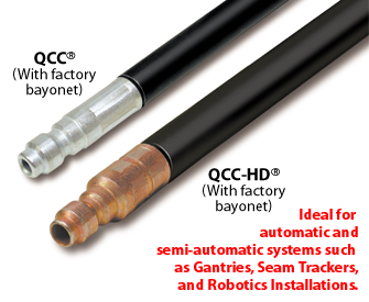 QCC and QCC-HD Conduits with Factory Bayonets